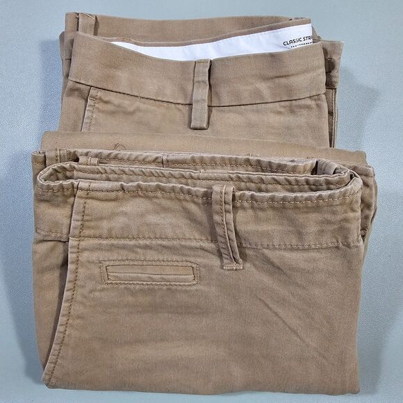 Old Navy Other - Mens Old Navy Khaki Pant Bundle 32x32 Casual Cotton Straight Bottoms